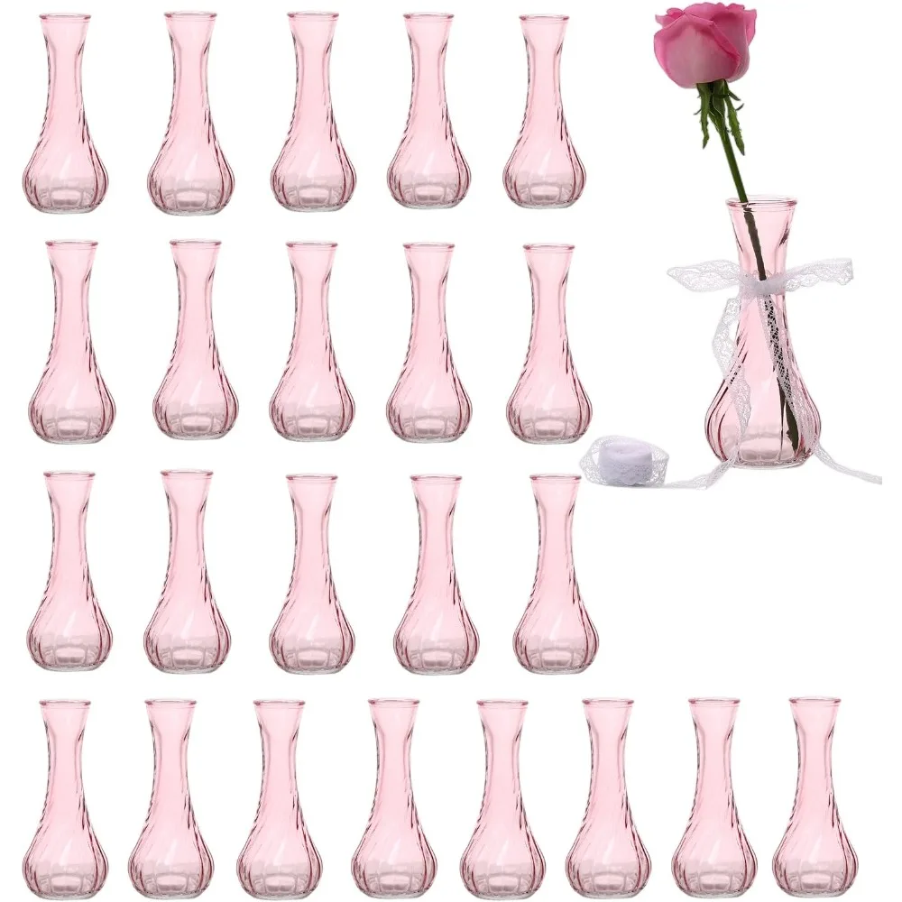 Small Glass Vase, Bud Vases in Bulk for Floral Arrangements, Events, Home Decor Weddings, Table Centerpiece (Light Pink, 24)
Small Glass Vase, Bud Vases in Bulk for Floral Arrangements, Events, Home Decor Weddings, Table Centerpiece (Light Pink, 24)