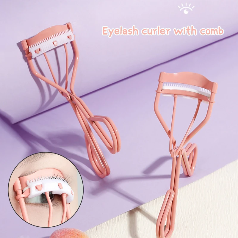 

Makeup Tools Eyelash Curler Wide-Angle Partial Curling Lash Curler Rubber Lashes Pad Beginners Fake False Eyelashes Aid Styling