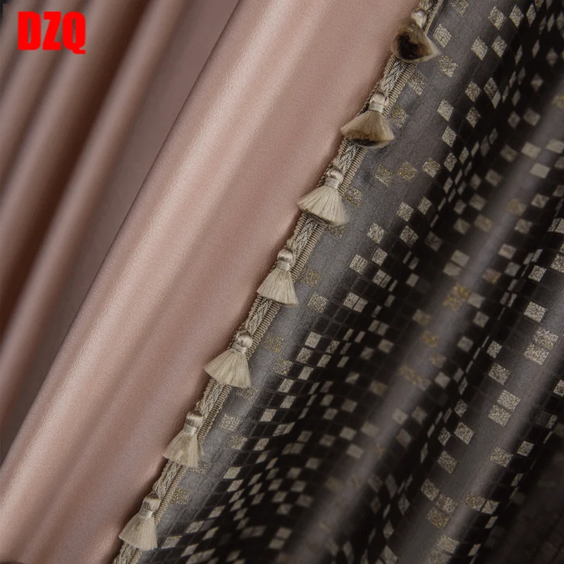 2023 Light Luxury Girl Pink Marseille Lace Stitching Curtains for Living Room Bedroom Finished Custom Princess Room
2023 Light Luxury Girl Pink Marseille Lace Stitching Curtains for Living Room Bedroom Finished Custom Princess Room