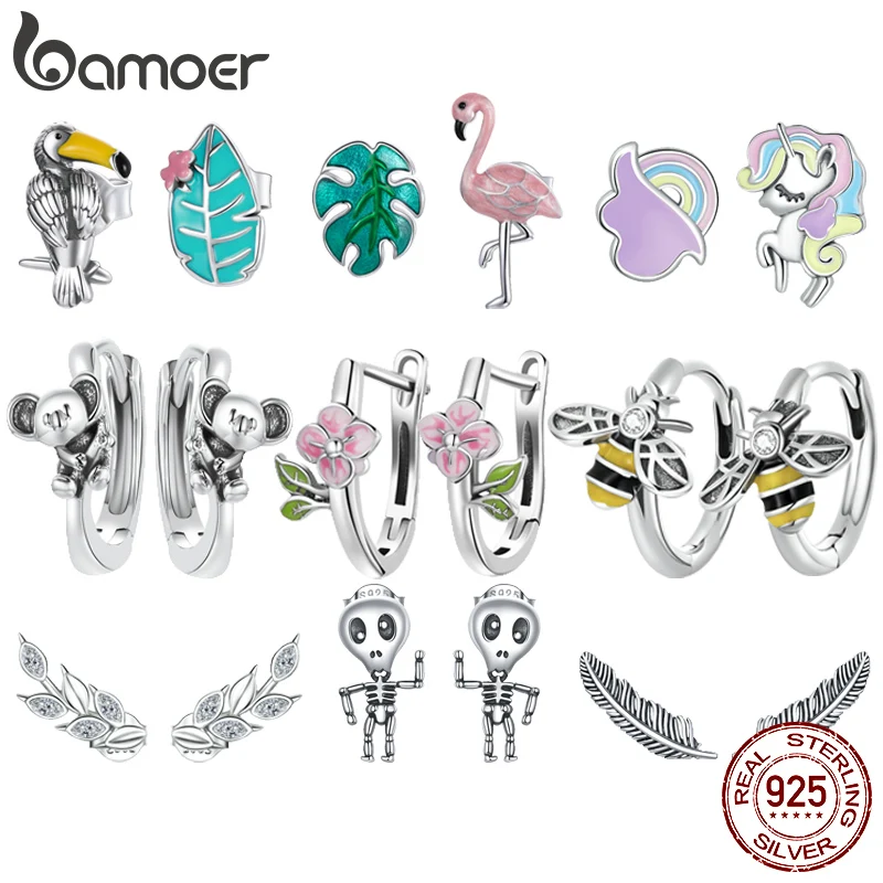 Bamoer, серебро 925 пробы, серьги, коллекция, пчела, пряжки для ушей, фламинго, ассиметричные серьги для женщин, хорошее ювелирное изделие, вечерние, подарок
Bamoer, серебро 925 пробы, серьги, коллекция, пчела, пряжки для ушей, фламинго, ассиметричные серьги для женщин, хорошее ювелирное изделие, вечерние, подарок