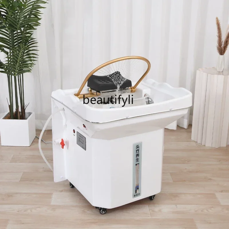 Movable Head Massager Beauty Salon Grafting Shampoo Basin with Constant Temperature Water Circulation Fumigation Shampoo Chair
Movable Head Massager Beauty Salon Grafting Shampoo Basin with Constant Temperature Water Circulation Fumigation Shampoo Chair