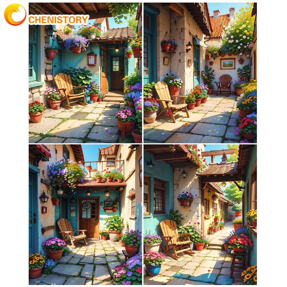 CHENISTORY Paint By Numbers Kits On Canvas House DIY 60x75cm Oil Painting By Numbers Scenery Hand Painting Unique Gift
CHENISTORY Paint By Numbers Kits On Canvas House DIY 60x75cm Oil Painting By Numbers Scenery Hand Painting Unique Gift
