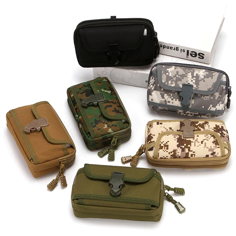 Military Camouflage Molle Pouch Tactical Belt Waist Pack Outdoor Wallet Purse Packet Utility EDC Bag for 6.5'' Phone Hunting Bag
Military Camouflage Molle Pouch Tactical Belt Waist Pack Outdoor Wallet Purse Packet Utility EDC Bag for 6.5'' Phone Hunting Bag