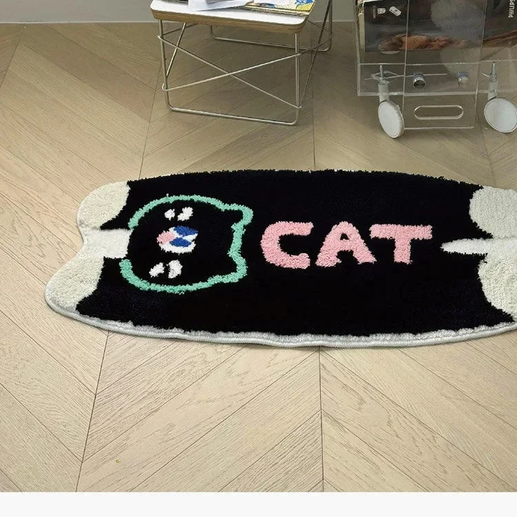 1pc Cartoon Animals Imitation Cashmere Non-slip Mat Carpet Thin Absorbent Bath Mat Washable Shower Bathroom Home Decoration Gift 1pc Cartoon Animals Imitation Cashmere Non-slip Mat Carpet Thin Absorbent Bath Mat Washable Shower Bathroom Home Decoration Gift