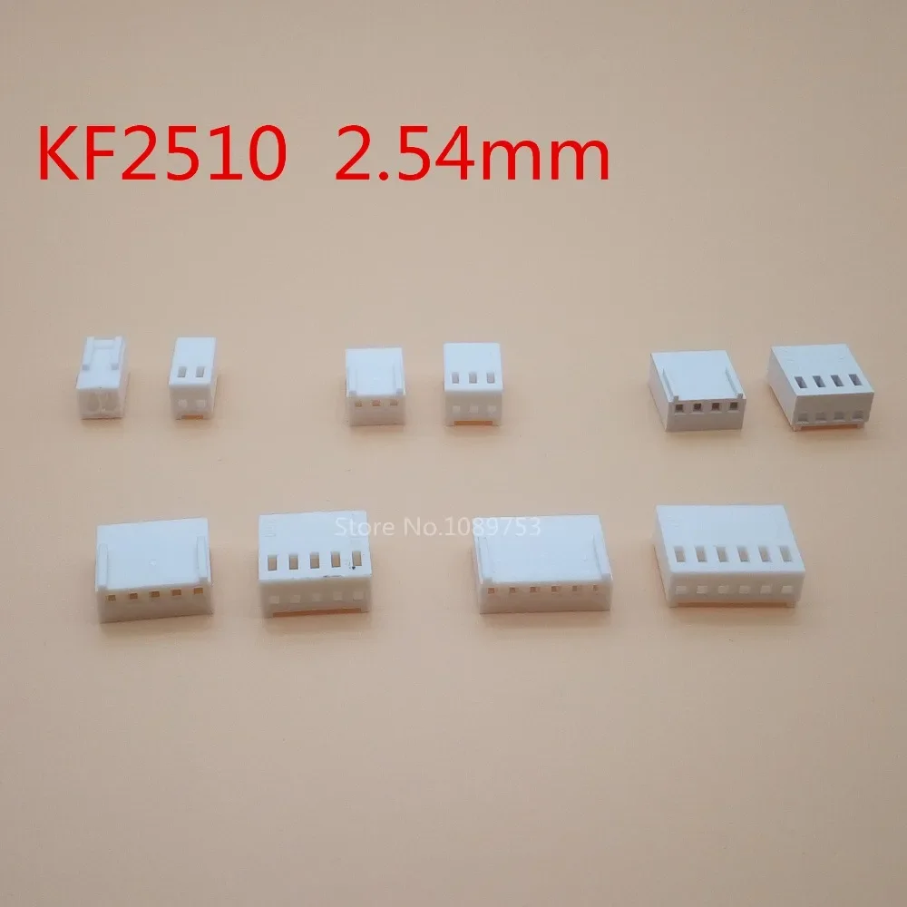 50Pcs KF2510 2/3/4/5/6 Pin 2.54mm Pitch Plastic Head Wire Cable Housing Female Pin Connectors Adaptor
50Pcs KF2510 2/3/4/5/6 Pin 2.54mm Pitch Plastic Head Wire Cable Housing Female Pin Connectors Adaptor