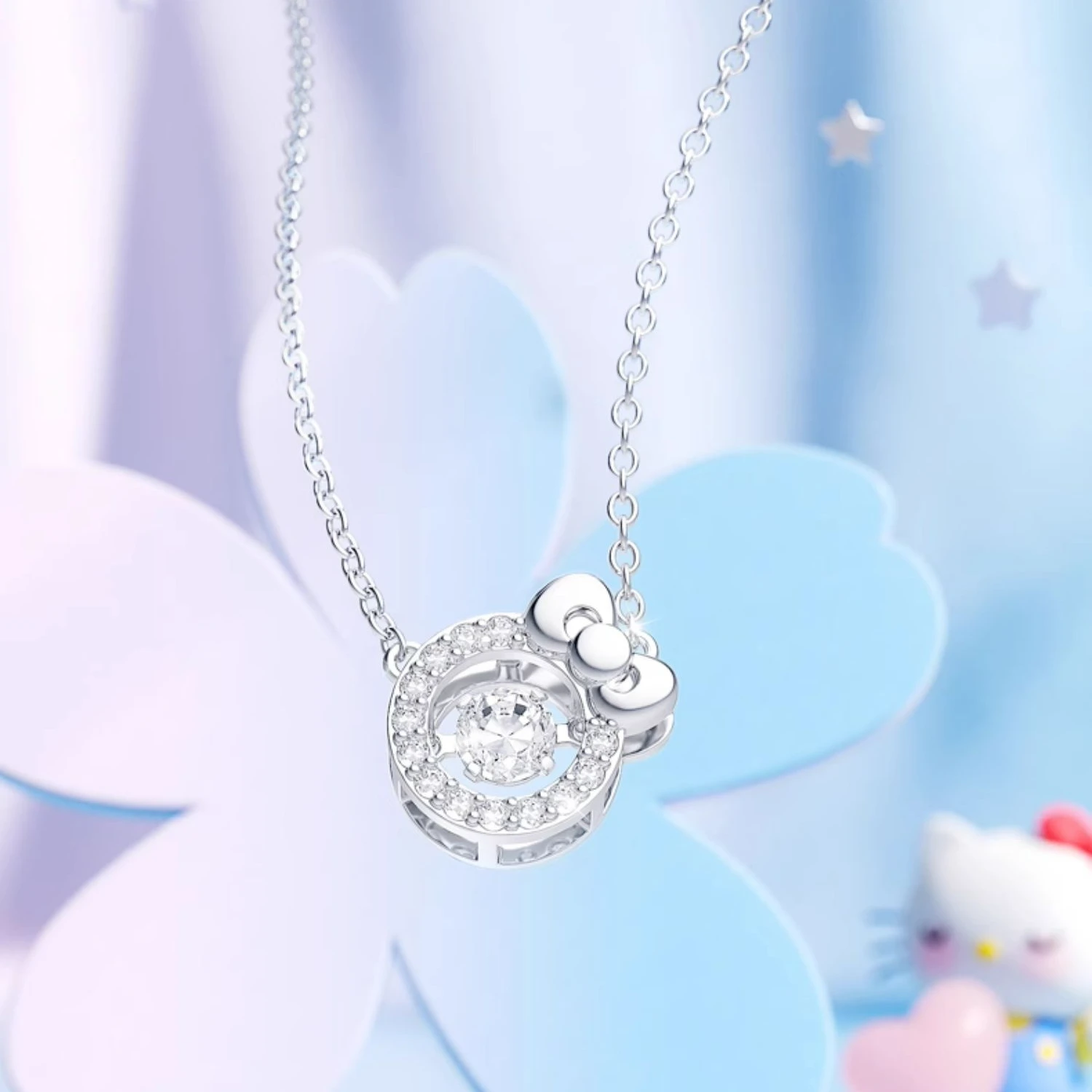 Милый призрачный кулон HelloKittys, роскошный нишевой дизайн, ожерелье для воротника, женское ощущение дизайна, ювелирные изделия
Милый призрачный кулон HelloKittys, роскошный нишевой дизайн, ожерелье для воротника, женское ощущение дизайна, ювелирные изделия