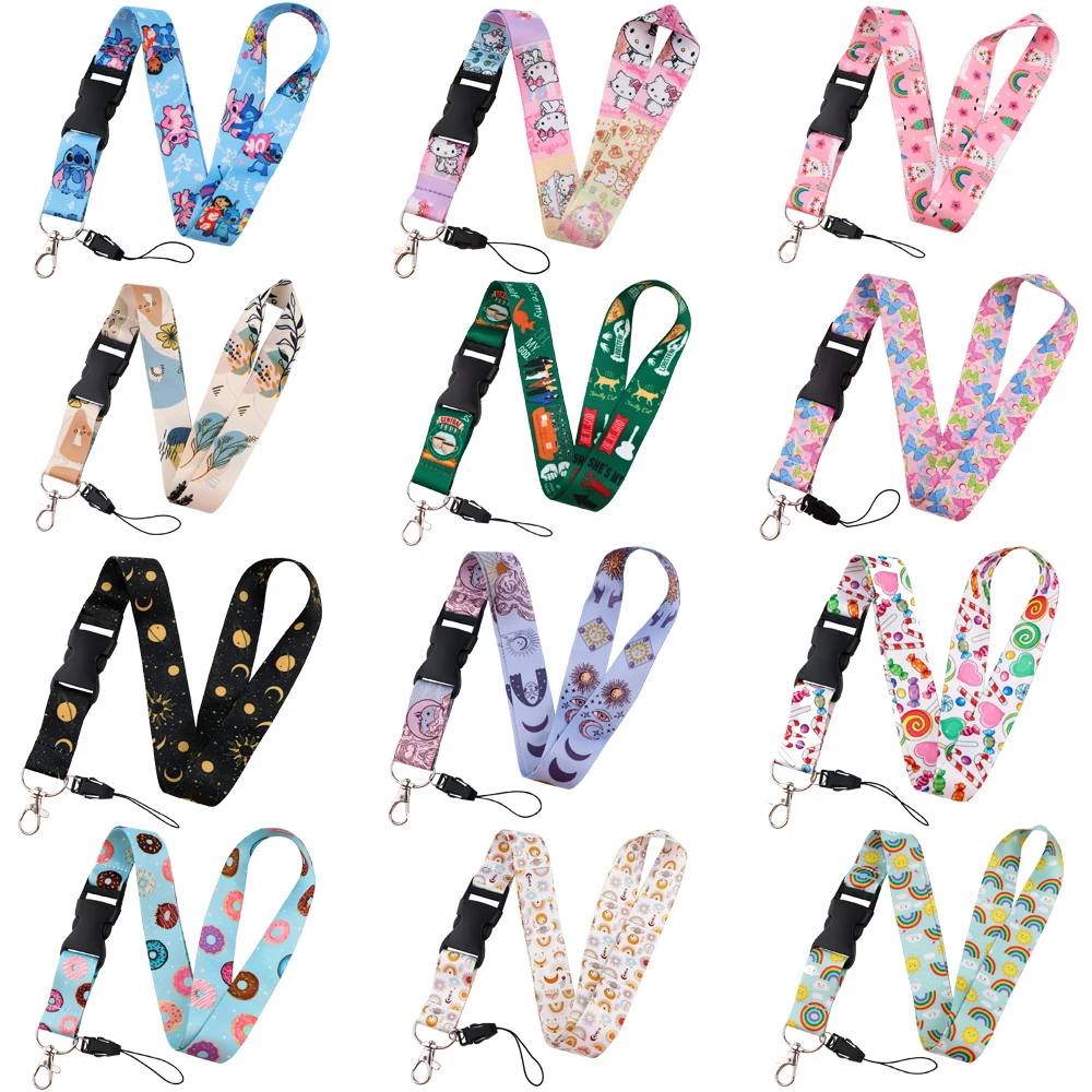 Novel Neck Strap Lanyards Keychains Badge Holder ID Credit Card Pass Hang Rope Lariat Lanyard for Keys Phone Charm Accessories
Novel Neck Strap Lanyards Keychains Badge Holder ID Credit Card Pass Hang Rope Lariat Lanyard for Keys Phone Charm Accessories