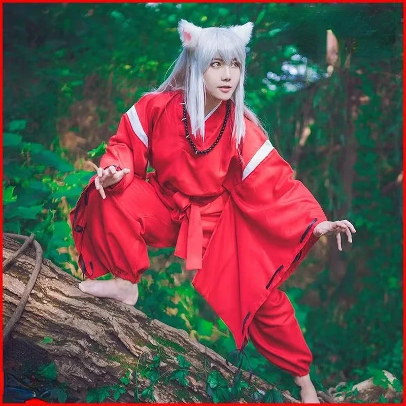 Anime Inuyasha Cosplay Costumes Kimono Halloween Costumes for Men Role Playing Clothing Suit Wig Party Red Uniform Full Set
Anime Inuyasha Cosplay Costumes Kimono Halloween Costumes for Men Role Playing Clothing Suit Wig Party Red Uniform Full Set