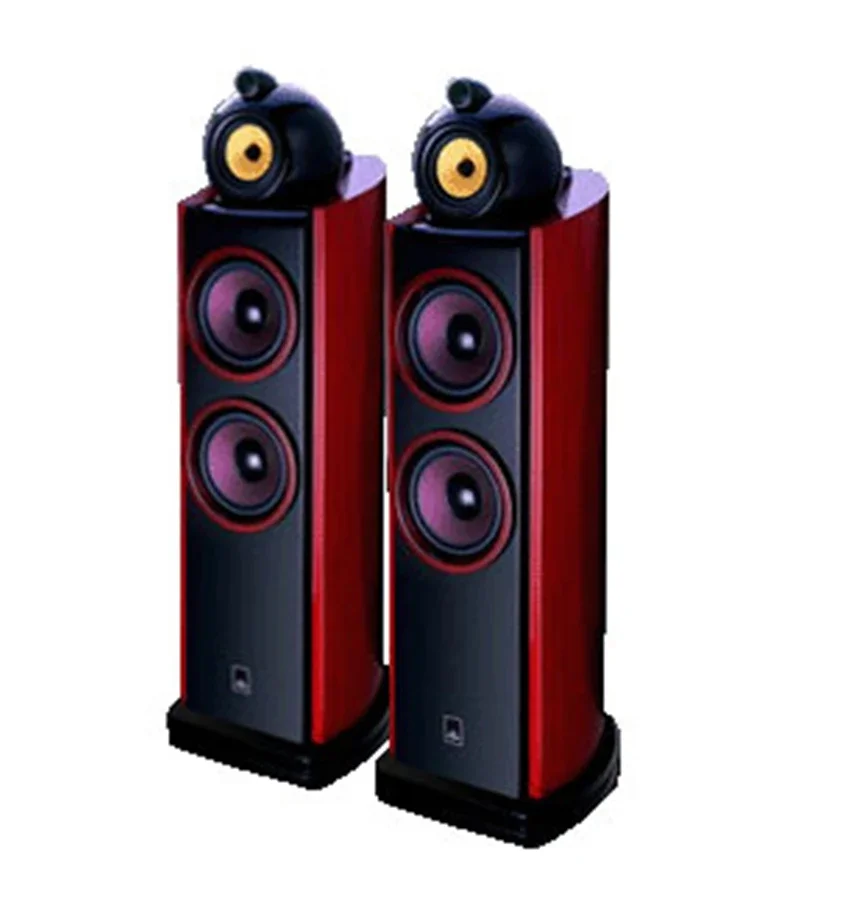 

L-013 Mistral SAG 350 3 Way 4 Driver Floor Standing Speaker 6.5 Inch Woofer Tweeter Luxury Wood Speaker (Pair)