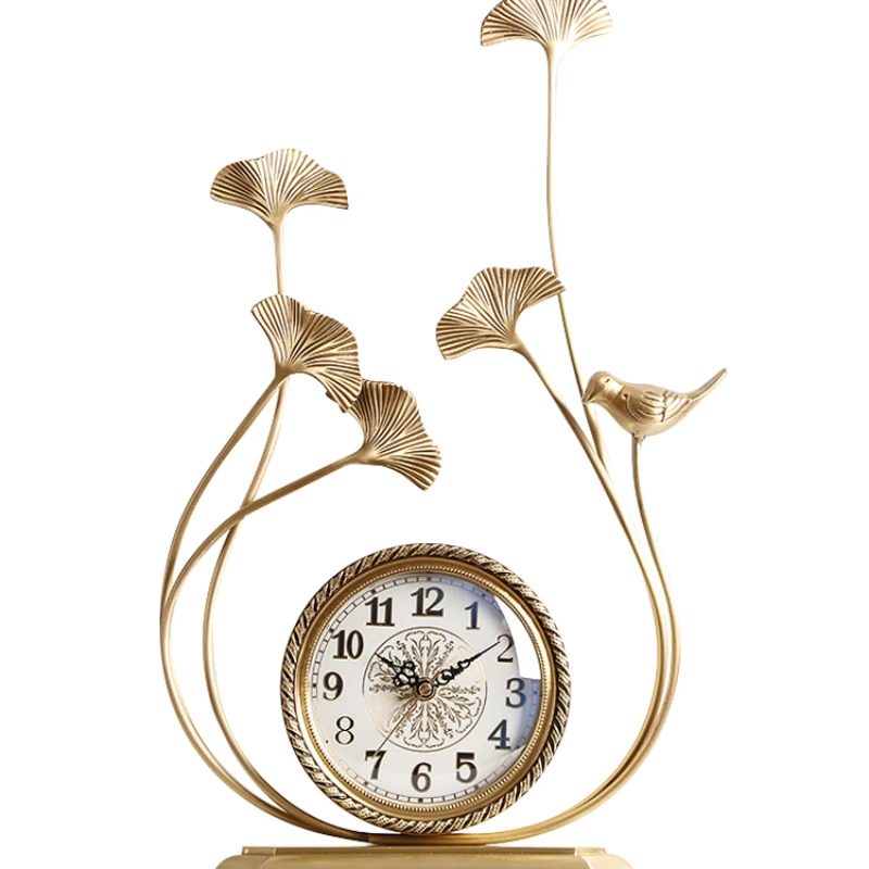 QJJ Desktop Brass Clock Decoration Retro Creative Hallway Decorative Modern Light Luxury European Clock
QJJ Desktop Brass Clock Decoration Retro Creative Hallway Decorative Modern Light Luxury European Clock