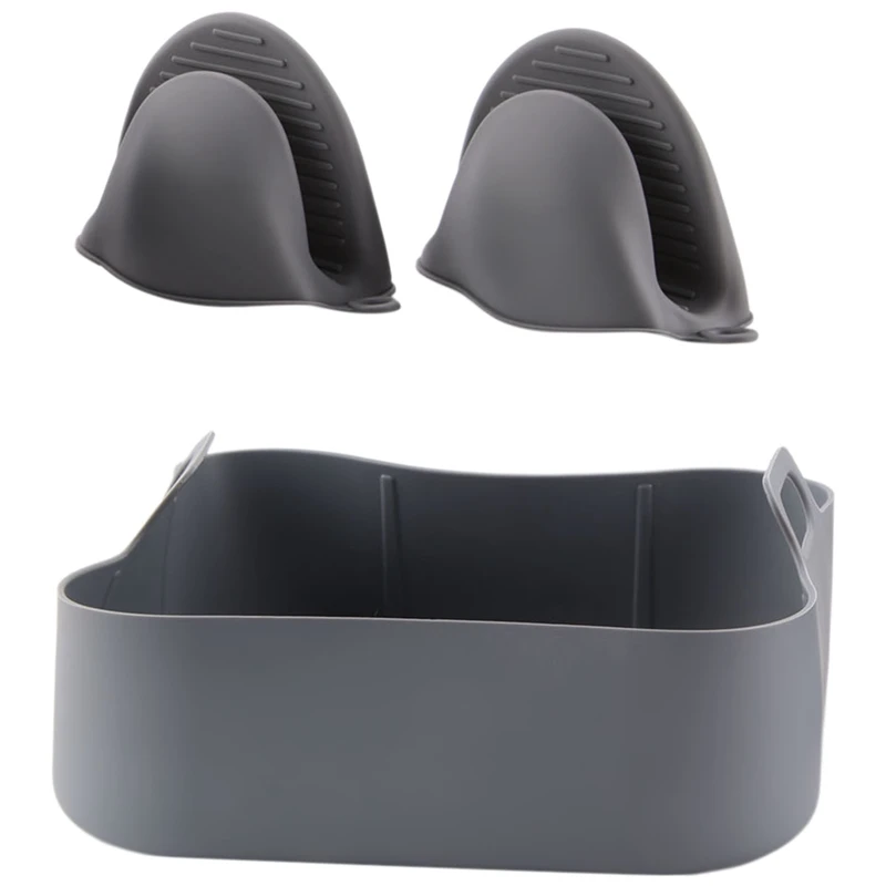 Air Fryer Silicone Pot With Gloves Air Fryer Accessories Baking Basket Pizza Plate Grill Pot Kitchen Cooking Tools
Air Fryer Silicone Pot With Gloves Air Fryer Accessories Baking Basket Pizza Plate Grill Pot Kitchen Cooking Tools