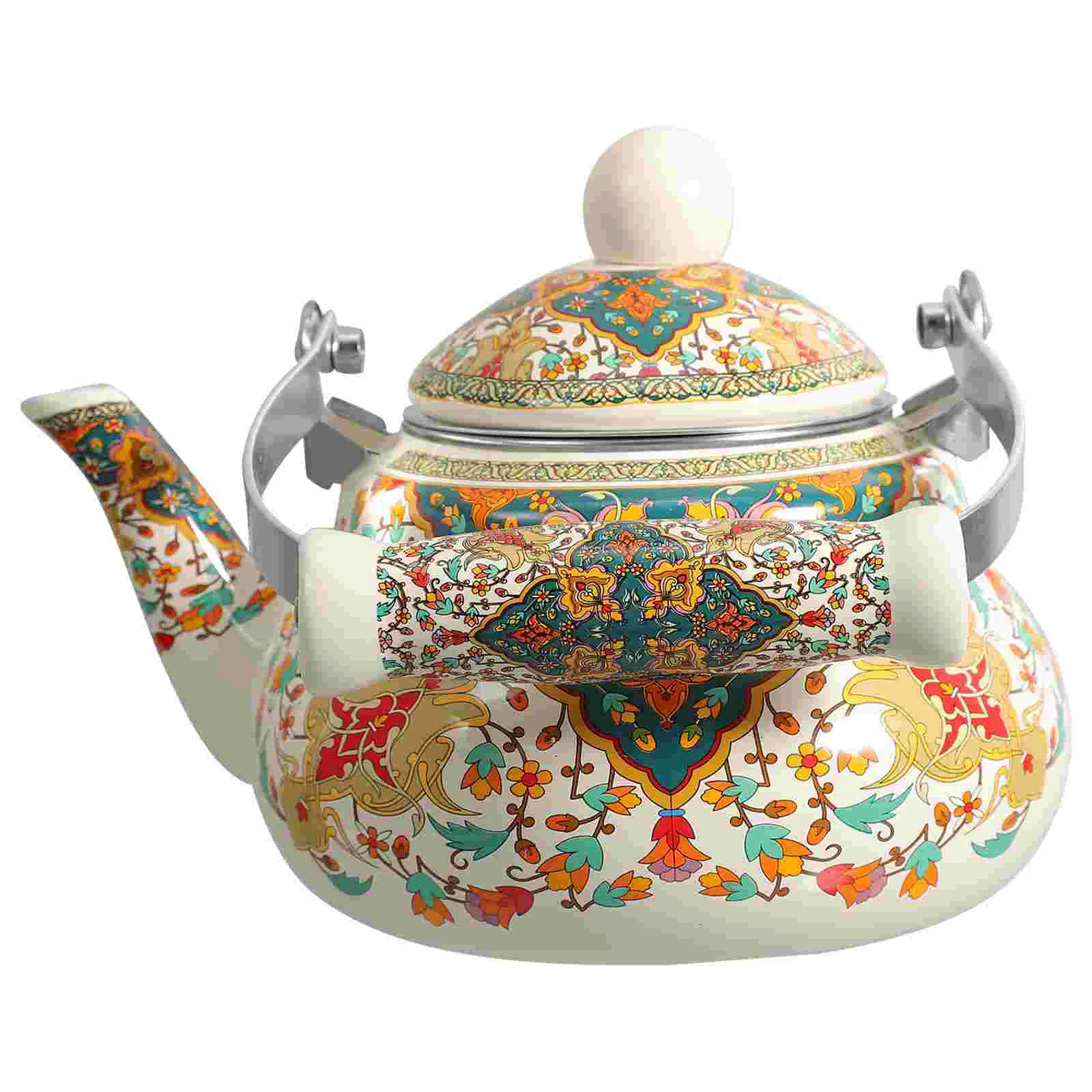 Enamel Retro Cooktop Teapot With Leak Net 1.5 Litre Kettle Teapot Brewing Milk Tea Coffee Pot Cooktop Home Accessories
Enamel Retro Cooktop Teapot With Leak Net 1.5 Litre Kettle Teapot Brewing Milk Tea Coffee Pot Cooktop Home Accessories