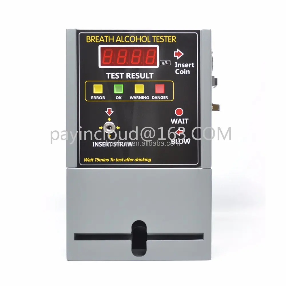 GREENWON Coin-operated Alcohol Machine Sensor Wall Mounted Disposable Straws Are Easy To Operate Police Breathalyzer Sensor
GREENWON Coin-operated Alcohol Machine Sensor Wall Mounted Disposable Straws Are Easy To Operate Police Breathalyzer Sensor