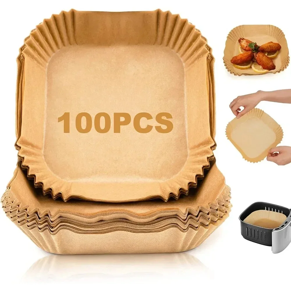 50/100PCS Disposable Airfryer Baking Paper Liner Kitchen Oven Oil Absorbing Paper Bakeware Non-Stick Baking Mat Paper Tray Tools
50/100PCS Disposable Airfryer Baking Paper Liner Kitchen Oven Oil Absorbing Paper Bakeware Non-Stick Baking Mat Paper Tray Tools