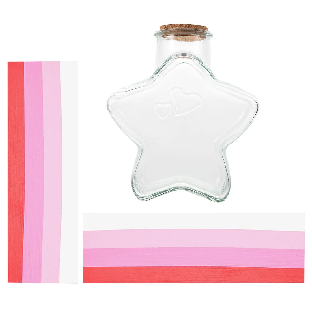 Star Shaped Bottle Origami Star Paper Strips Glass Favor Jar Cork Lid Diy Small Wishing Bottle Message Drift Bottle Candy
Star Shaped Bottle Origami Star Paper Strips Glass Favor Jar Cork Lid Diy Small Wishing Bottle Message Drift Bottle Candy