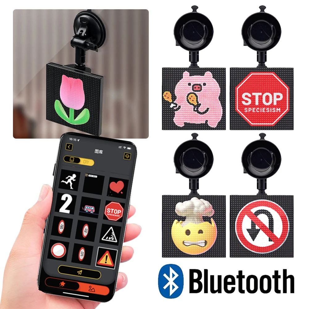 Universal Car LED Sign Car Rear Windshield LED Display Screen Phone APP Control Car LED Expression Screen Panel With Suction
Universal Car LED Sign Car Rear Windshield LED Display Screen Phone APP Control Car LED Expression Screen Panel With Suction
