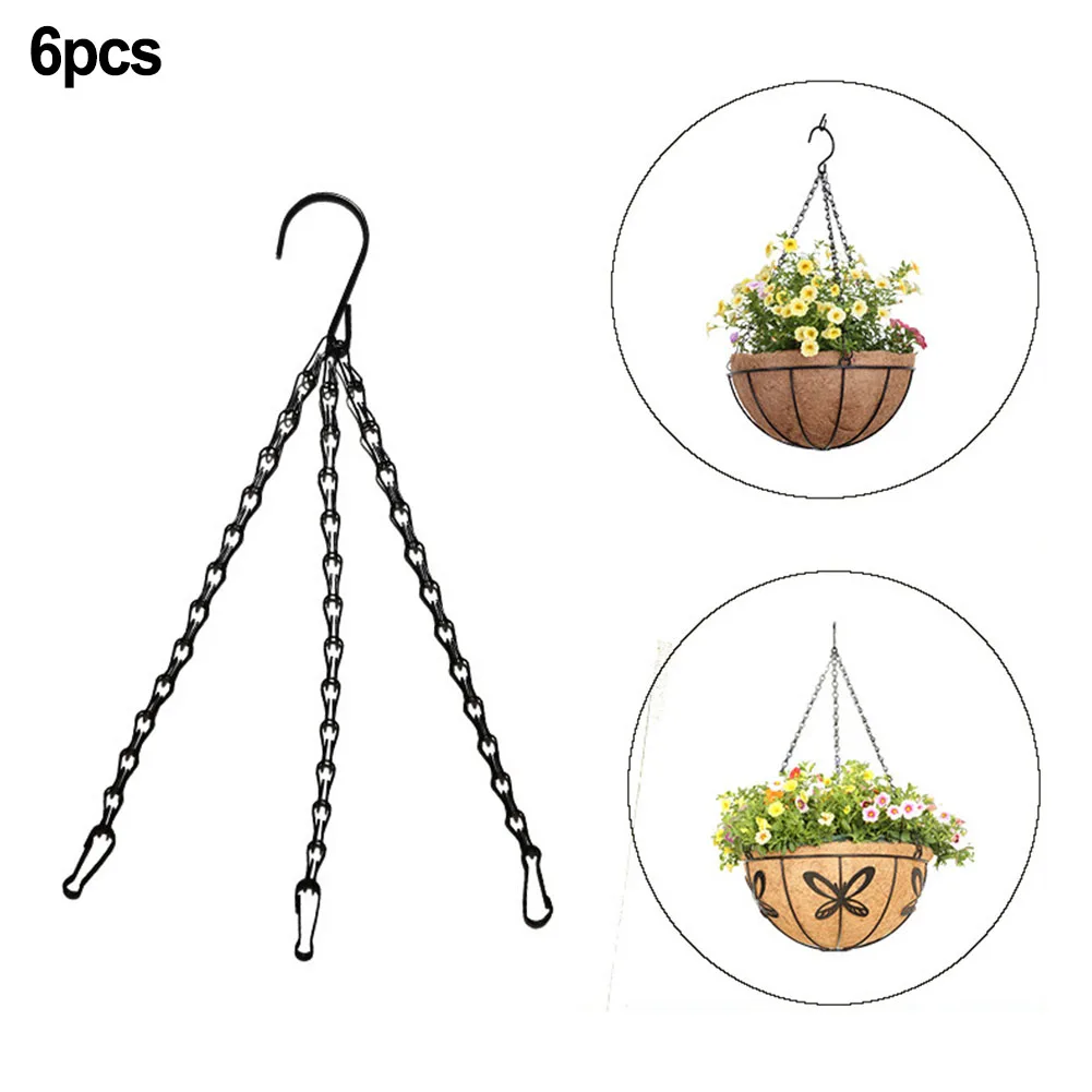 Hanging Chain Versatile Metal Chain Hook for Bird Feeders and Plant Baskets Garden Hanging Basket Chains Set of 6
Hanging Chain Versatile Metal Chain Hook for Bird Feeders and Plant Baskets Garden Hanging Basket Chains Set of 6