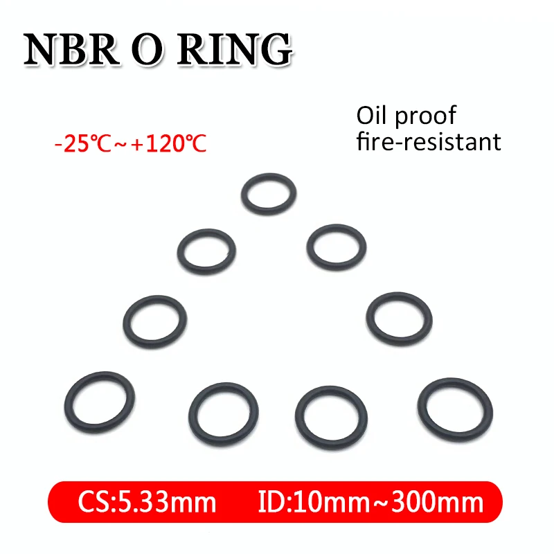 1pcs NBR O Ring Seal Gasket CS 5.33mm ID 380~658mm Automobile Nitrile Rubber Round Shape Washer Corrosion Resist Sealing Gaskets
1pcs NBR O Ring Seal Gasket CS 5.33mm ID 380~658mm Automobile Nitrile Rubber Round Shape Washer Corrosion Resist Sealing Gaskets
