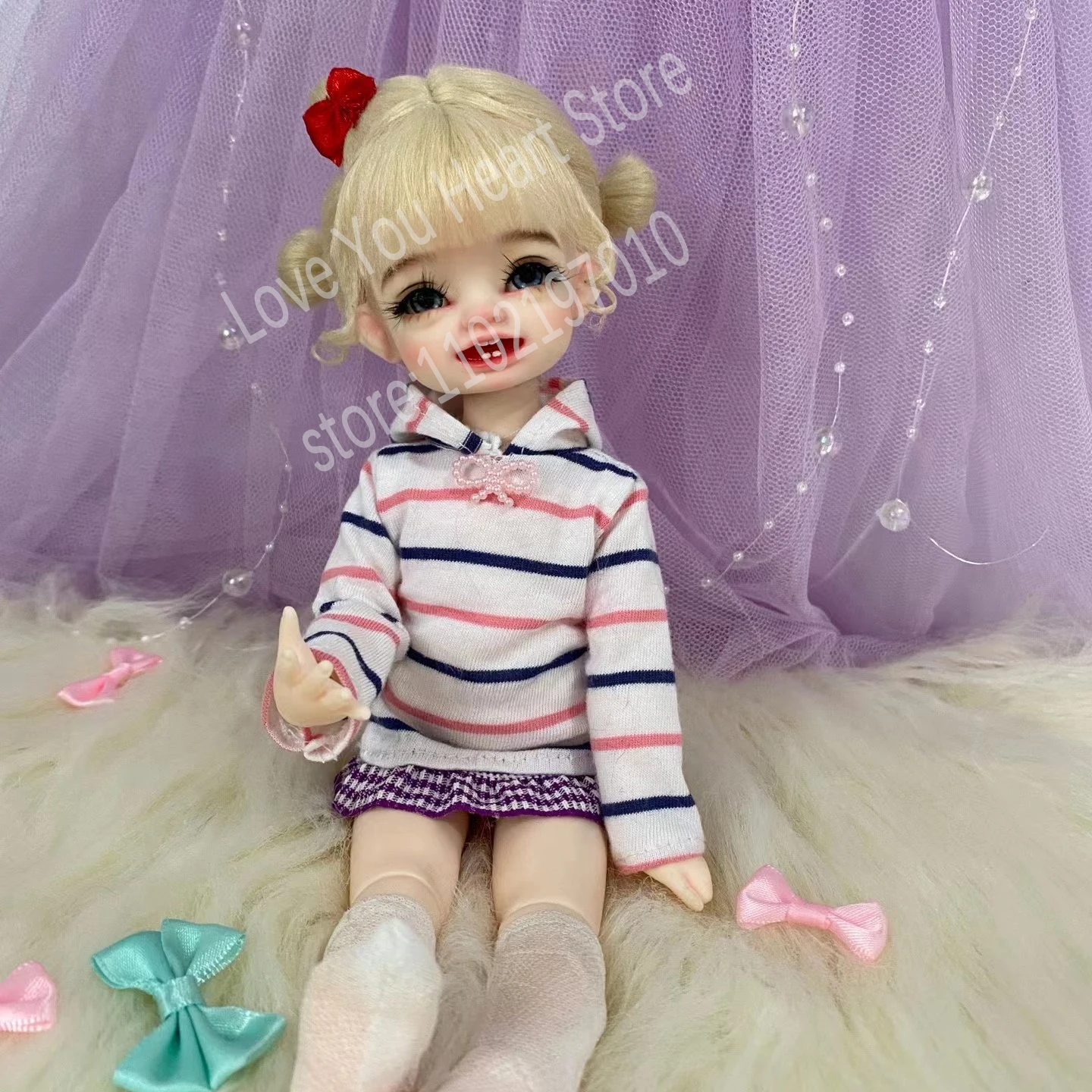 Doll Wig For OB11 1/8 1/6 1/4 BJD Doll Cute Hair Gold Red Blue Color Wig Multiple Colour Choose
Doll Wig For OB11 1/8 1/6 1/4 BJD Doll Cute Hair Gold Red Blue Color Wig Multiple Colour Choose