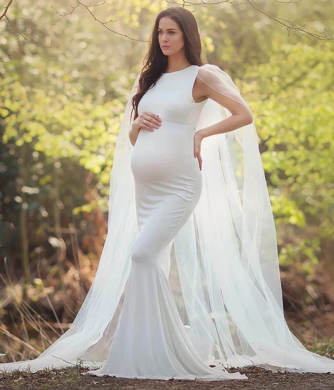 Long Maternity Photography Props Pregnancy Slim Dress Maternity Dresses For Photo Shoot Pregnant Dress Mesh Cape Maxi Gown
Long Maternity Photography Props Pregnancy Slim Dress Maternity Dresses For Photo Shoot Pregnant Dress Mesh Cape Maxi Gown