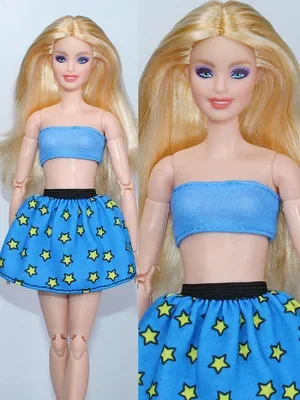 Blue 11.5in. Doll Outfits Set For Barbie Clothes For Barbie Doll Clothing Tank Top Skirt 1/6 BJD Dolls Accessories Kids Toy Gift
Blue 11.5in. Doll Outfits Set For Barbie Clothes For Barbie Doll Clothing Tank Top Skirt 1/6 BJD Dolls Accessories Kids Toy Gift