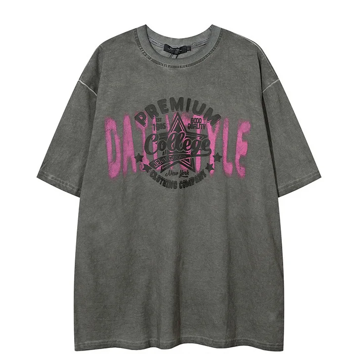 Fashion american Star Print Graphic T shirt Summer Retro Men and Women Street Y2K personality Harajuku Loose oversized T shirt
Fashion american Star Print Graphic T shirt Summer Retro Men and Women Street Y2K personality Harajuku Loose oversized T shirt