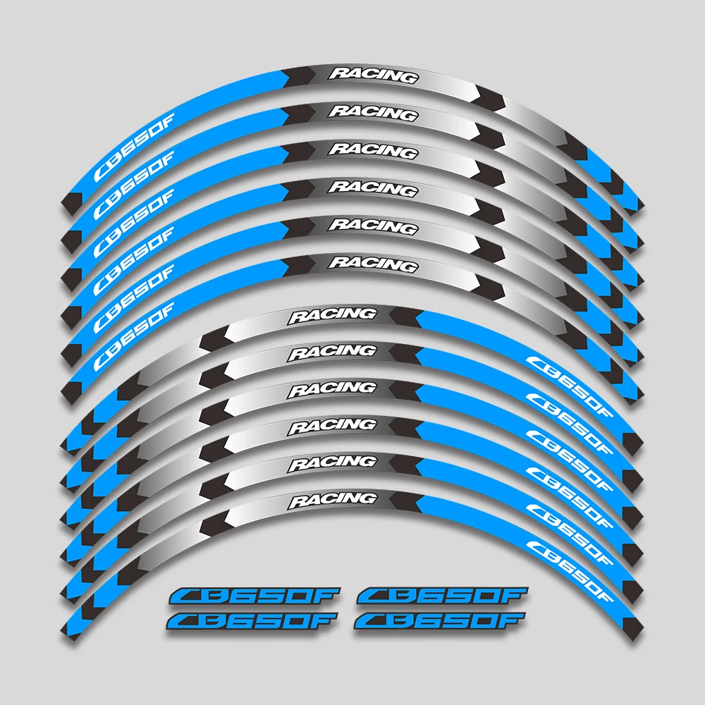 Motorcycle Accessories Wheels Sticker Rim Tire Waterproof Reflective Stripe Decorative Decals For HONDA CB650 F CB 650F cb650f 
Motorcycle Accessories Wheels Sticker Rim Tire Waterproof Reflective Stripe Decorative Decals For HONDA CB650 F CB 650F cb650f