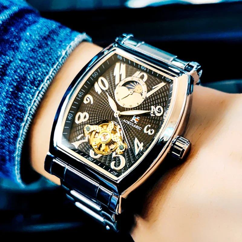 AOKULASIC Top Brand Fashion Mechanical Men's Watches Luxury Sport Waterproof Automatic Watch Men Military Relogio Masculino
AOKULASIC Top Brand Fashion Mechanical Men's Watches Luxury Sport Waterproof Automatic Watch Men Military Relogio Masculino