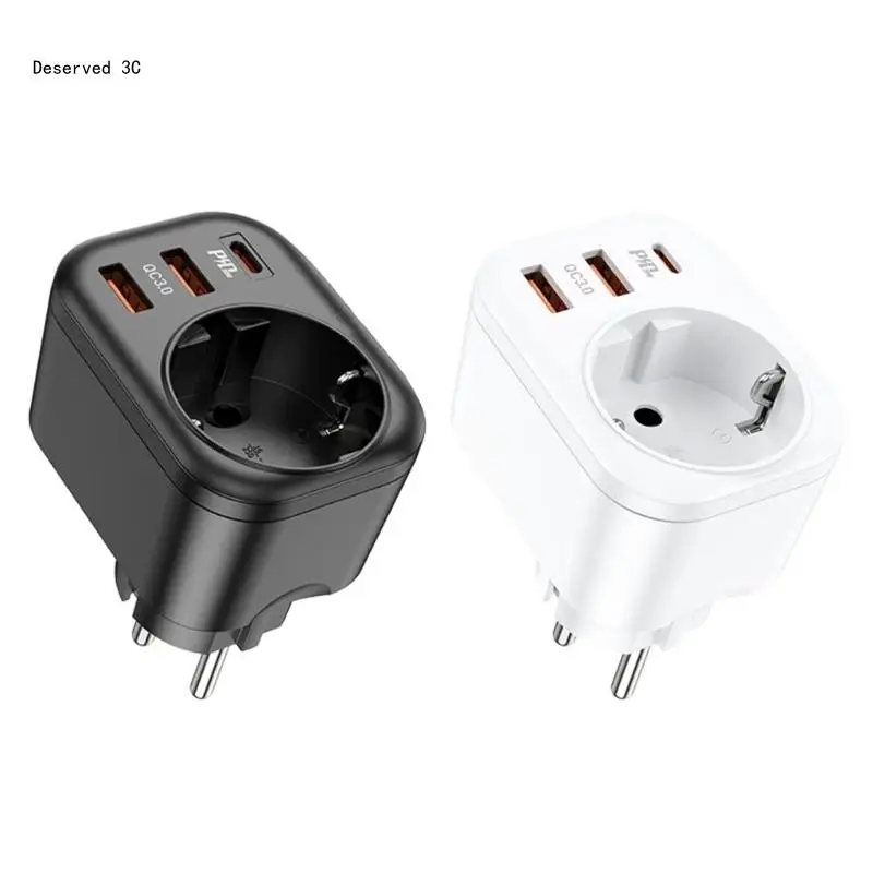 Зарядная станция Power-Cube Настенная USB-розетка Зарядное устройство Type-C PD20 QC3.0 3-портовое зарядное устройство для и
Зарядная станция Power-Cube Настенная USB-розетка Зарядное устройство Type-C PD20 QC3.0 3-портовое зарядное устройство для и