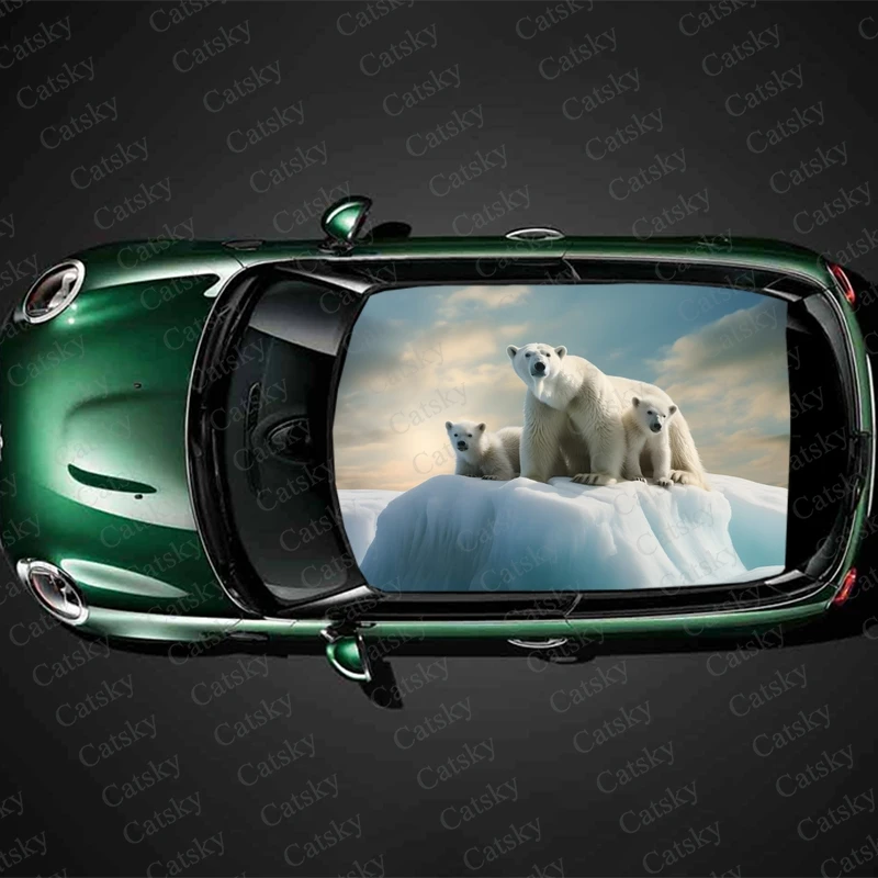Polar Bears Family on Ice наклейка на крышу автомобиля, аксессуары для гоночных кроссоверов, упаковка из ПВХ, пользовательская графическая наклейка для автомобиля
Polar Bears Family on Ice наклейка на крышу автомобиля, аксессуары для гоночных кроссоверов, упаковка из ПВХ, пользовательская графическая наклейка для автомобиля