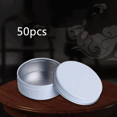 50pcs Empty White Aluminum Cream Jar Pot Nail Art Makeup Lip Gloss Cosmetic DIY Travel Metal Tea Candy Tins Containers
50pcs Empty White Aluminum Cream Jar Pot Nail Art Makeup Lip Gloss Cosmetic DIY Travel Metal Tea Candy Tins Containers