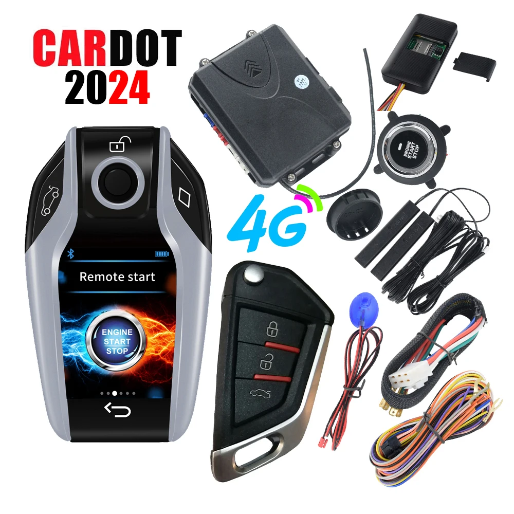 Cardot New 4g Gps Gsm Smart Pke Keyless Entry Remote Starter Start Stop Engine car Key Car Alarm
Cardot New 4g Gps Gsm Smart Pke Keyless Entry Remote Starter Start Stop Engine car Key Car Alarm