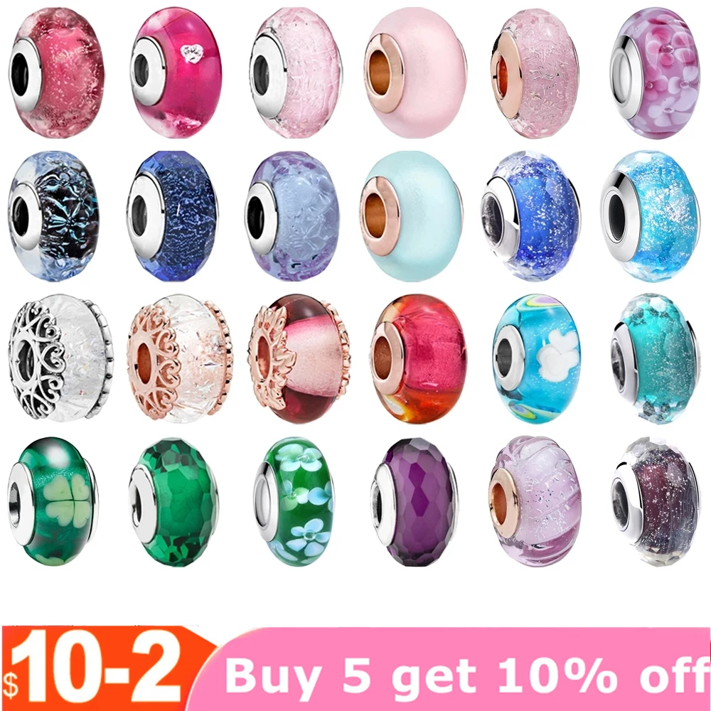 2022 New Murano Glass Beads Charms 925 Sterling Silver Fit Pand Plata De Ley 925 Original Bracelets Necklace DIY Women Jewelry
2022 New Murano Glass Beads Charms 925 Sterling Silver Fit Pand Plata De Ley 925 Original Bracelets Necklace DIY Women Jewelry