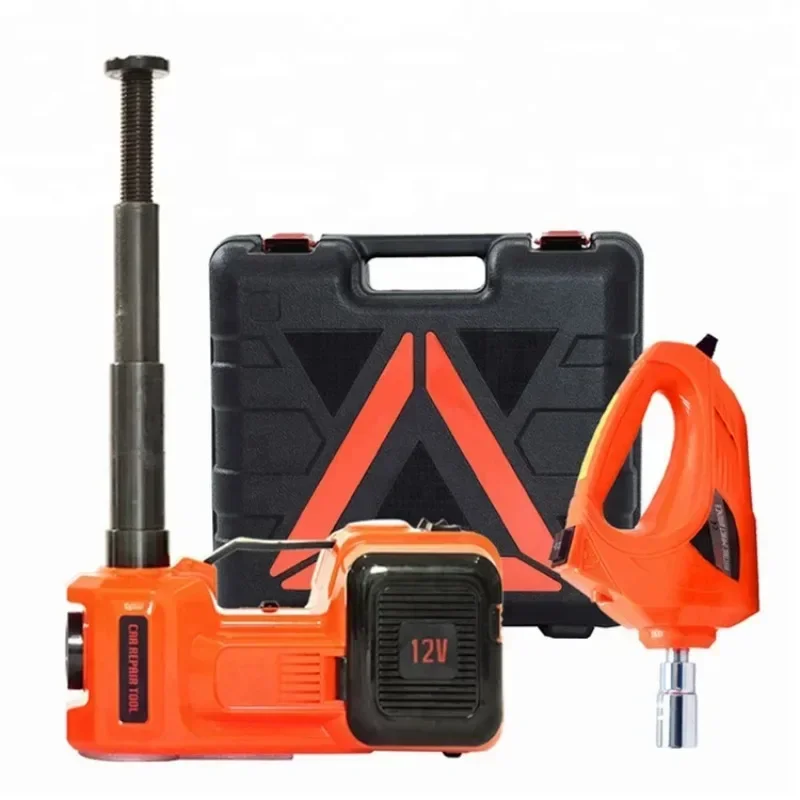 

Professional 5t Portable Car Dc 12v 5t Multifunctional Hydraulic Floor Jack With Electric Impact Wrench