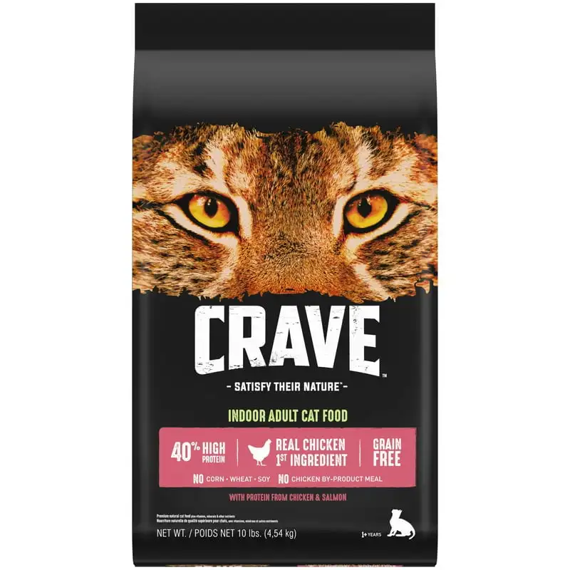 Free with Protein from Chicken & Salmon Indoor Dry Cat Food for Adult Cat, 10 lb Bag Comedero conejo Guinea pig accessories Bunn
Free with Protein from Chicken & Salmon Indoor Dry Cat Food for Adult Cat, 10 lb Bag Comedero conejo Guinea pig accessories Bunn