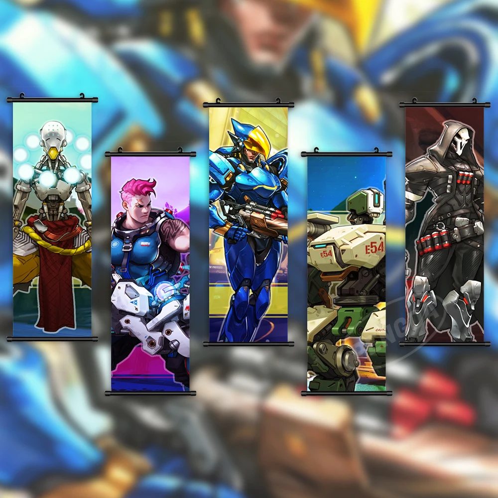 Home Decor Prints Overwatch Wall Art Zarya Poster Canvas Shimada Hanzo Picture Scroll Zenyatta Hanging Game Painting Living Room
Home Decor Prints Overwatch Wall Art Zarya Poster Canvas Shimada Hanzo Picture Scroll Zenyatta Hanging Game Painting Living Room
