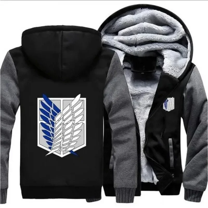Hot Japan Anime Cartoon Attack on Titan Survey Legion Coat Zipper Hoodie Winter Unisex Thicken Jacket Long Sleeve Sweatshirt Top
Hot Japan Anime Cartoon Attack on Titan Survey Legion Coat Zipper Hoodie Winter Unisex Thicken Jacket Long Sleeve Sweatshirt Top