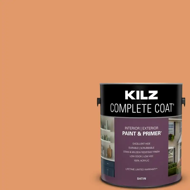 Coat Paint & Primer, Interior/Exterior, Satin, Spiced Orange, 1 Gallon Acusticsonic template фурнитура для кожи
Coat Paint & Primer, Interior/Exterior, Satin, Spiced Orange, 1 Gallon Acusticsonic template фурнитура для кожи