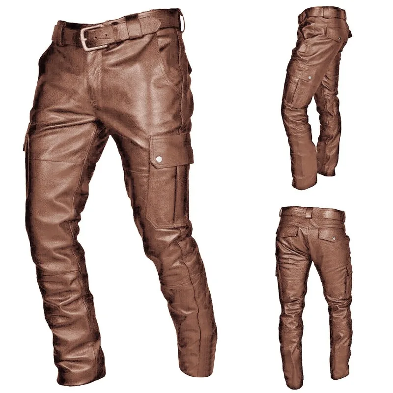 2023 Stylish Men's Elegant Casual Straight Leather Trousers Trendy High Quality Many Pocket New Motorcycles Pants Spring PU
2023 Stylish Men's Elegant Casual Straight Leather Trousers Trendy High Quality Many Pocket New Motorcycles Pants Spring PU
