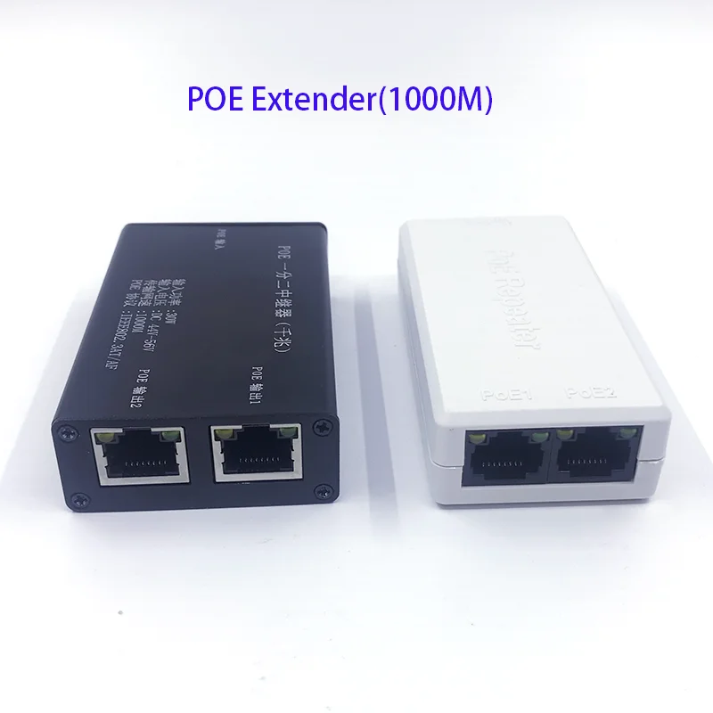 

Gigabit 2 Port POE Extender, IEEE 802.3af/at PoE+ Standard, 10/100/1000Mbps, POE Repeater 100 meters(328 ft), Extender