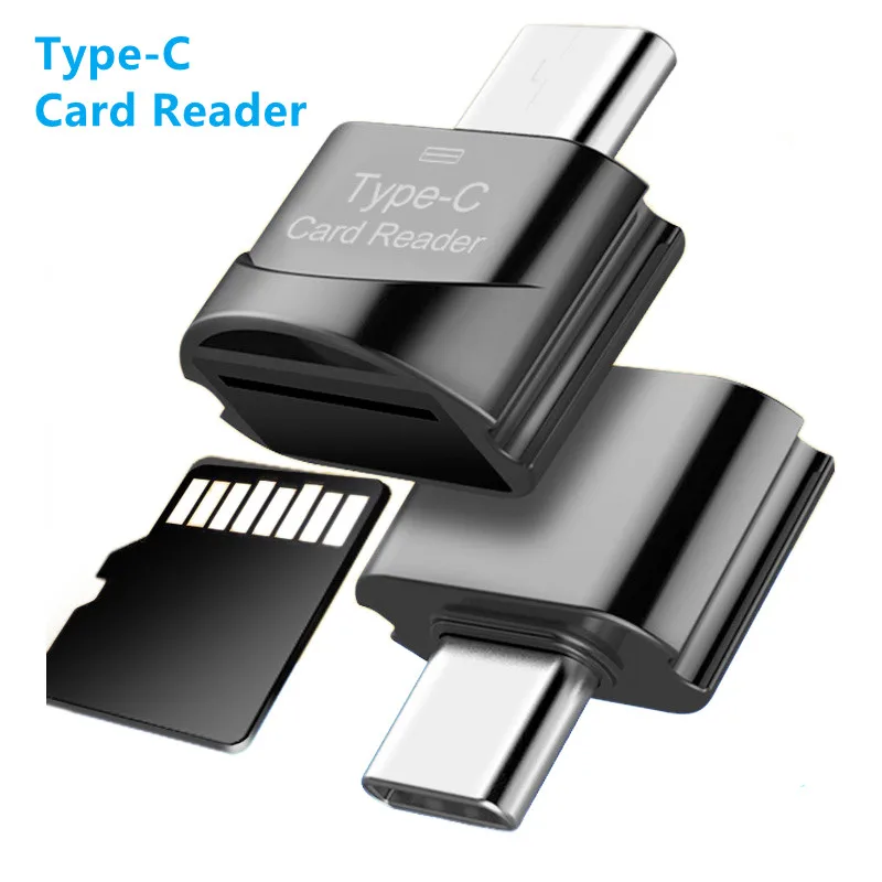 

1/2pcs Type C To TF Adapter OTG USB C Adapters Smart Memory Card Reader Mini Type C Adapter For Macbook Laptop Phone Connector