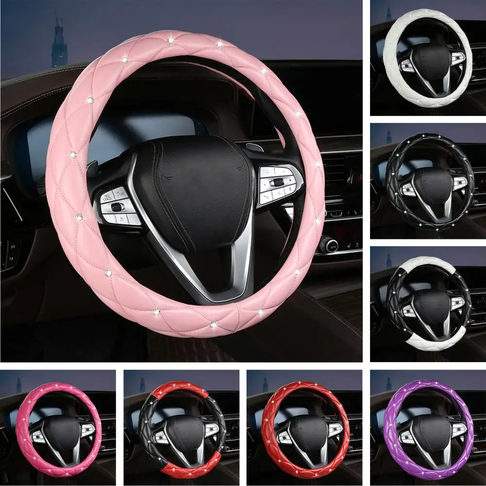 Car Steering Wheel Cover Stylish Fine Stitching Long Lasting Auto Decoration Steering Wheel Protector for Automobile
Car Steering Wheel Cover Stylish Fine Stitching Long Lasting Auto Decoration Steering Wheel Protector for Automobile
