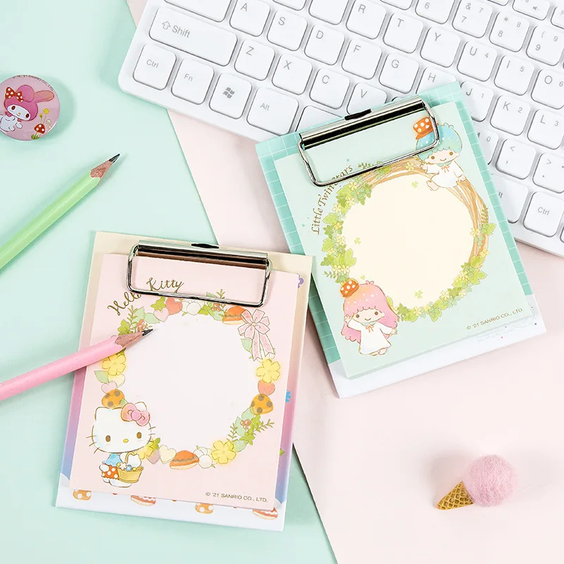 Cartoon Mini Clipboard with Memo Pads Hello Kitty Message Note Office Stationery Work Planner Diary Agenda Sticky Notes
Cartoon Mini Clipboard with Memo Pads Hello Kitty Message Note Office Stationery Work Planner Diary Agenda Sticky Notes