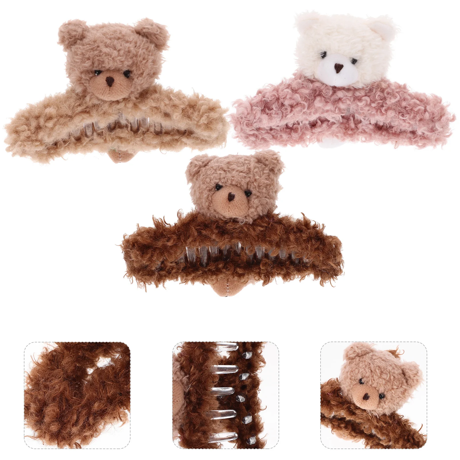 3 Pcs Womens Hair Clips Cute Claw Clamps Large Cartoon Snap Unique Hairpin Thick Long 
3 Pcs Womens Hair Clips Cute Claw Clamps Large Cartoon Snap Unique Hairpin Thick Long