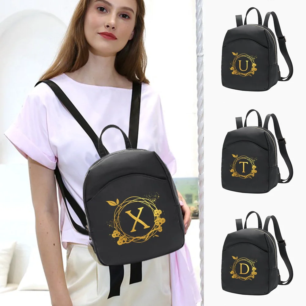 Women Mini Backpack Shoulders Samll School Bag for Girl Crossbody Bag Backpacks Book Bag Wreath Letter Pattern Shopper Bag 
Women Mini Backpack Shoulders Samll School Bag for Girl Crossbody Bag Backpacks Book Bag Wreath Letter Pattern Shopper Bag