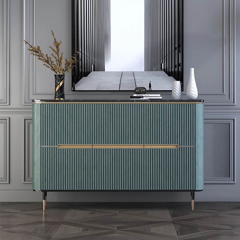 Feihuang luxury sideboard simple modern marble living room wall emerald green porch cabinet storage lockers.
Feihuang luxury sideboard simple modern marble living room wall emerald green porch cabinet storage lockers.