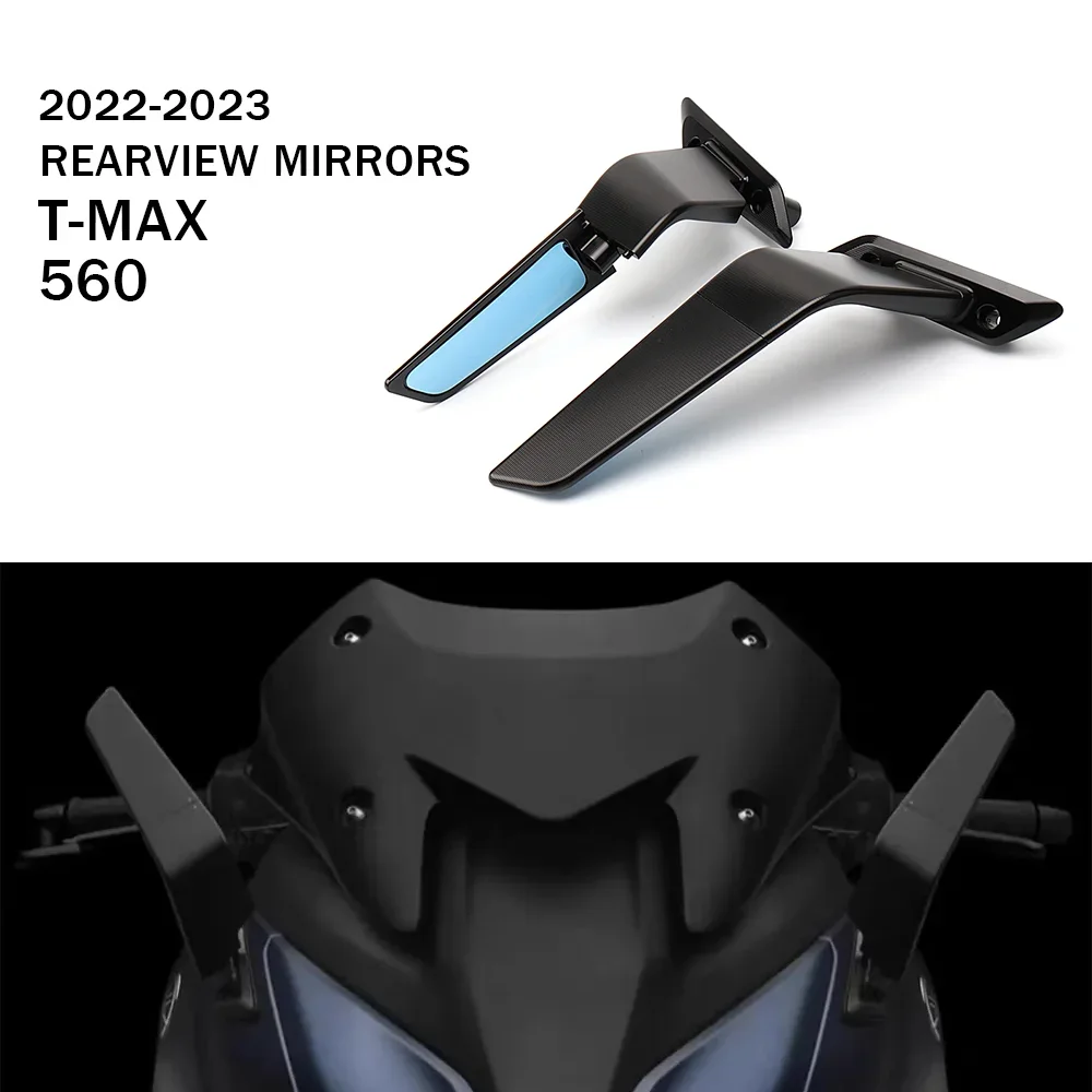 

For YAMAHA T-MAX560 T-MAX 560 TMAX560 New Motorcycle Rear View Mirrors Adjustable Aluminum Mirror Accessories TMAX 560 2022 2023