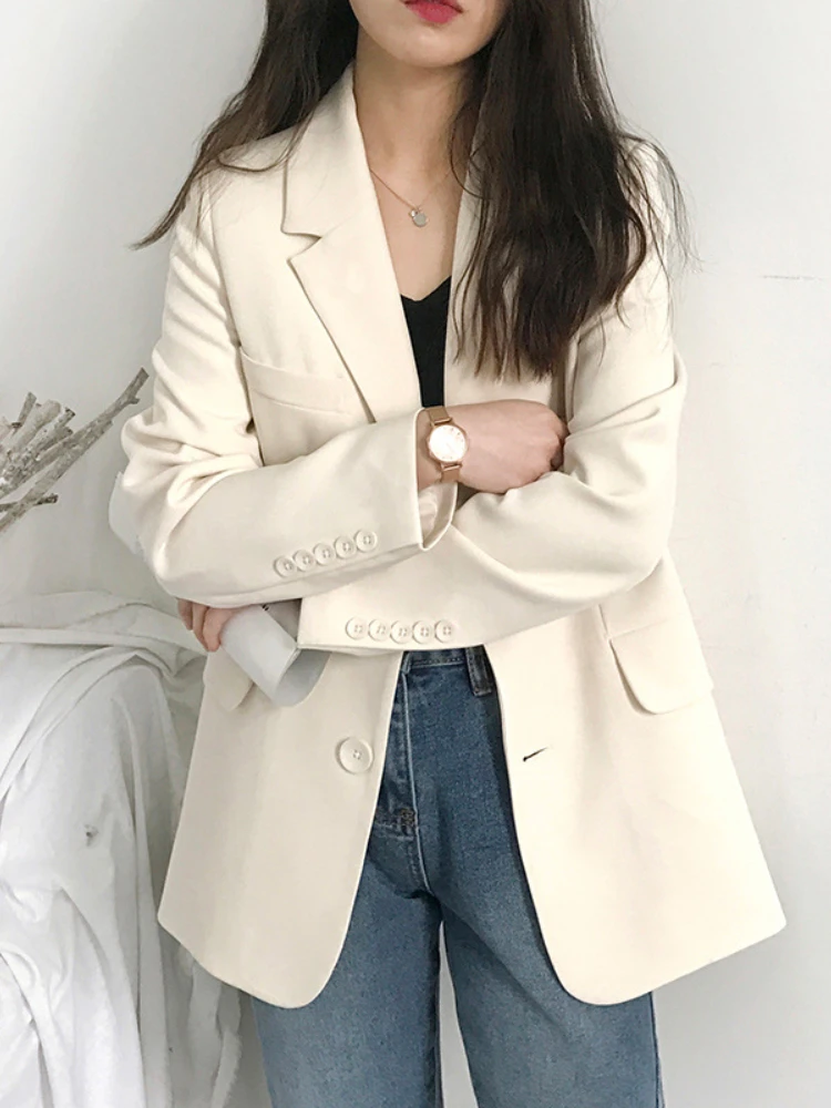 Blazers for Women Korean Fashion Casual Loose Ladies Suit Jackets New Spring Autumn Elegant Jacket Women Blazer Business Office
Blazers for Women Korean Fashion Casual Loose Ladies Suit Jackets New Spring Autumn Elegant Jacket Women Blazer Business Office