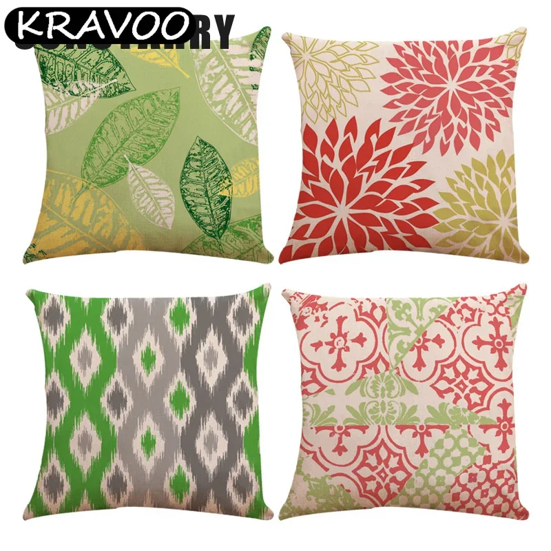 Nordic Simple Geometric Cushion Cover 45x45cm Leaves Series Linen Pillow Case Car Sofa Home Decor Pillowcase Funda Cojin Cojines
Nordic Simple Geometric Cushion Cover 45x45cm Leaves Series Linen Pillow Case Car Sofa Home Decor Pillowcase Funda Cojin Cojines