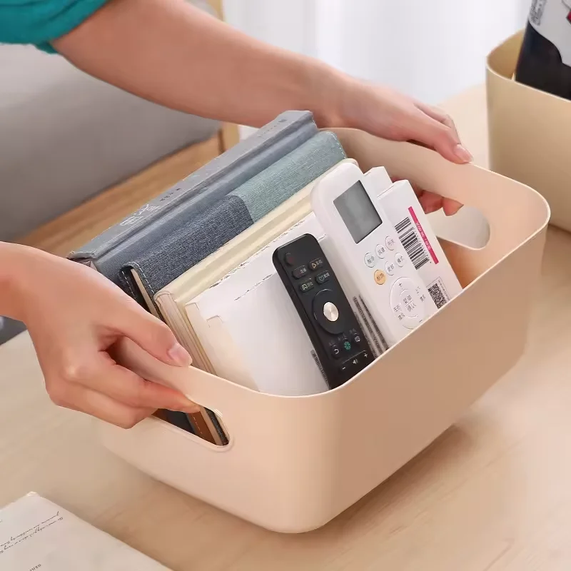 Plastic Portable Storage Box, Multifunctional Desktop Miscellaneous Storage Box, Suitable for Living Room, Kitchen, Bedroom Plastic Portable Storage Box, Multifunctional Desktop Miscellaneous Storage Box, Suitable for Living Room, Kitchen, Bedroom